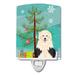 Caroline's Treasures Christmas Tree & Beagle Ceramic Night Light Ceramic | 6 H x 3 W x 3 D in | Wayfair BB4221CNL