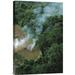 East Urban Home 'A Farmer Burns His Agricultural Field After Harvesting the Crop in a Clearcut Area | 18 H x 12 W x 1.5 D in | Wayfair