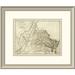 East Urban Home 'State of Virginia, 1796' Framed Print Paper in Gray | 20 H x 24 W x 1.5 D in | Wayfair EASN4028 39507126