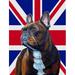 East Urban Home English Union Jack British 2-Sided Polyester 40 x 28 in. House Flag in Blue/Gray/Red | 40 H x 28 W in | Wayfair