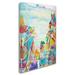 East Urban Home Pico de Orizaba by Lauren Moss - Wrapped Canvas Print Canvas in Blue/Pink/Yellow | 19 H x 12 W x 2 D in | Wayfair