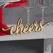 Ebern Designs Cheers Wall Décor in Brown/White | 5.5 H x 18 W in | Wayfair EBND1218 38515316