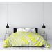 East Urban Home Milwaukee Wisconsin Districts Single Reversible Duvet Cover Microfiber in Yellow | Twin Duvet Cover | Wayfair