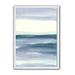 East Urban Home 'Mint Indigo Dawn I' - Picture Frame Print on Canvas in Blue | 20 H x 12 W x 1 D in | Wayfair B75CBDA799AF49B7A35C2F5547722F61