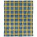 East Urban Home Los Angeles Flash Football Luxury Single Duvet Cover Microfiber in Blue/Navy/Yellow | King Duvet Cover | Wayfair