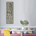 East Urban Home Life Rules by Erin Clark - Panoramic Gallery-Wrapped Canvas Giclée on Canvas Canvas, Wood in White | 36 H x 12 W x 1.5 D in | Wayfair