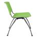 Flash Furniture Memphis 880 lb. Capacity Stack Chair w/ Powder Coated Frame Plastic/Acrylic/Wood/Plastic/Metal in Green | Wayfair RUT-F01A-GN-GG