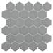 Merola Tile Metro 2" x 2" Hex Porcelain Honeycomb Mosaic Wall & Floor Tile Porcelain in Gray | 2 H x 2 W x 0.25 D in | Wayfair WFFWRM2HGL