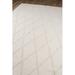 White 24 x 0.5 in Area Rug - Erin Gates by Momeni Langdon Geometric Handmade Flatweave Wool Beige Area Rug Wool | 24 W x 0.5 D in | Wayfair