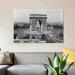 East Urban Home '1960s Arc De Triomphe in Center of Place De Letoile Champs Elysees at Lower Right Paris France' Photographic Print on Wrapped Canvas | Wayfair