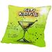 East Urban Home Dirty Martini Docktail Throw Pillow Polyester/Polyfill blend | 14 H x 14 W x 2 D in | Wayfair ESHM5962 34319186