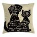 East Urban Home Cat Dog Friends Square Pillow Cover Polyester | 16 H x 16 W x 2 D in | Wayfair ESUN9684 44272106