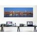 East Urban Home 'New York City, New York State' Photographic Print on Canvas in White | 12 H x 36 W x 1.5 D in | Wayfair EUBN9430 34041774