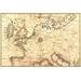 Buyenlarge Portolan Map of Spain, England, France, Germany, The British Isles by Battista Agnese - Unframed Graphic Art Print | Wayfair