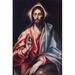 Buyenlarge Christ The Saviour by El Greco - Graphic Art Print in White | 36 H x 24 W x 1.5 D in | Wayfair 0-587-28975-9C2436