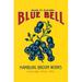 Buyenlarge 'Blue Bell Broom Label' Vintage Advertisement in Blue/Red/Yellow | 30 H x 20 W x 1.5 D in | Wayfair 0-587-24777-0C2030