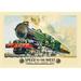 Buyenlarge Speed to the West by Charles Mayo Vintage Advertisement in Green | 28 H x 42 W in | Wayfair 0-587-00961-6C2842