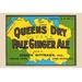 Buyenlarge Queens Dry Pale Ginger Ale- Graphic Art Print in White | 24 H x 36 W x 1.5 D in | Wayfair 0-587-33421-5C2436