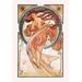 Buyenlarge 'Dance (Rose)' by Alphonse Mucha Painting Print in Orange | 42 H x 28 W x 1.5 D in | Wayfair 0-587-00122-4C2842