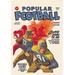 Buyenlarge Popular Football Vintage Advertisement in Blue/Brown/Orange | 42 H x 28 W x 1.5 D in | Wayfair 0-587-02763-0C2842