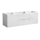 Kaydis Ivy Bronx 48" Wall Mounted Single Sink Bathroom Vanity Base Only Wood/Manufactured Wood in Gray | 19.7 H x 48 W x 19 D in | Wayfair