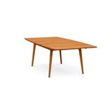 Copeland Furniture Catalina Four Leg Extension Table Wood in Red | 30 H in | Wayfair 6-CAL-23-03