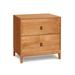 Copeland Furniture Mansfield 2 Drawer 26.88" W Solid Wood Chest Wood in Red | 28.25 H x 26.88 W x 18 D in | Wayfair 2-MAN-22-03