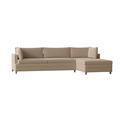 Brown Sectional - My Chic Nest Todd 113" Wide Right Hand Facing Sofa & Chaise | 32 H x 113 W x 70 D in | Wayfair FT827ASectional-1024-1110