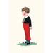 Buyenlarge Little Boy Who Lived Down the Lane by Queen Holden - Print in White | 36 H x 24 W x 1.5 D in | Wayfair 0-587-27909-5C2436