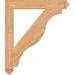 Ekena Millwork Funston Arts & Crafts Bracket Wood in Brown | 28 H x 3.5 W in | Wayfair BKT04X28X32FST03SWR