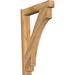 Ekena Millwork Imperial Craftsman Outlooker Wood in Brown | 42 H x 6 W in | Wayfair OUT06X30X42IMP04RWR