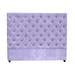 My Chic Nest Leigh Panel Headboard Upholstered/Velvet/Polyester/Cotton in Black | 65 H x 80 W x 5.9 D in | Wayfair 550-105-1150-K