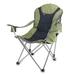 Arlmont & Co. Manuel Reclining Camping Chair Metal in Green/Gray | 42 H x 33 W x 36 D in | Wayfair D6E8FB018E89410DB49B4948CA31656F