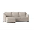 Brown Sectional - My Chic Nest Parker 96" Wide Left Hand Facing Modular Sofa & Chaise | 34 H x 96 W x 68 D in | Wayfair 542-1066-1160