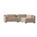 Brown Sectional - My Chic Nest Alisa 108" Wide Right Hand Facing Sofa & Chaise w/ Ottoman, Sisal | 24 H x 108 W x 94 D in | Wayfair