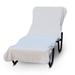 Arlmont & Co. Patio Chaise Lounge Cover in White | Wayfair BB506924E73C4D6CB0FEAEFF9550799E