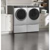 GE Appliances Smart 7.8 cu. ft. Gas Dryer w/ Powersteam & Washer Link in White | 39.75 H x 28 W x 32 D in | Wayfair GFD85GSSNWW