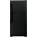 GE Appliances 30" Top Freezer Energy Star 19.1 cu. ft. Refrigerator in Black | 66.375 H x 29.75 W x 34.5 D in | Wayfair GTE19JTNRBB