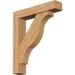 Ekena Millwork Funston Block Bracket w/Offset Brace Wood in Brown | 44 H x 8 W x 38 D in | Wayfair BKT0806X38X44FST05SWR