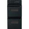 GE Appliances 24" Self-Cleaning Electric Double Wall Oven in Black | 48.62 H x 23.75 W x 23.5 D in | Wayfair JRP28BJBB