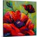 Winston Porter Ankita Poppy I by Marion Rose Painting Print on Wrapped Canvas Canvas | 8 H x 8 W x 1.5 D in | Wayfair