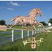 Good Directions Horse Weathervane Metal in Black/Brown | 36 H x 45 W x 18 D in | Wayfair 580PA