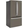 GE Appliances GE 36" Counter Depth French Door 23.1 cu. ft. Smart Energy Star Refrigerator w/ Fingerprint Resistant Finish in Gray | Wayfair