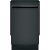 GE Profile™ 18" 47 dBA Built-in Dishwasher w/ Sanitize Cycle in Black | 32.5 H x 17.75 W x 22.5 D in | Wayfair PDT145SGLBB