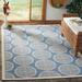 Blue/White 48 x 0.2 in Indoor Area Rug - Darby Home Co Burnell Oriental Blue/Cream Area Rug Polypropylene | 48 W x 0.2 D in | Wayfair