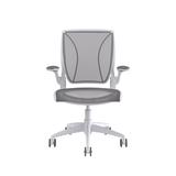 Humanscale World Mesh Task Chair Upholstered/Mesh in Pink/Gray/White | 37 H x 25 W x 25 D in | Wayfair W16WN02N02SHNSC