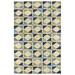 Blue/White 114 x 0.33 in Area Rug - George Oliver Dresden Hand Tufted Blue/Beige Area Rug Wool | 114 W x 0.33 D in | Wayfair GOLV2220 41564570