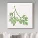 Gracie Oaks 'Flat Leaf Parsley' Acrylic Painting Print on Wrapped Canvas Canvas | 14 H x 14 W x 2 D in | Wayfair 48FE2527F3F94D01B523906A5C26EA1F