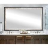 Hanshaw Modern & Contemporary Bathroom/Vanity Mirror in Brown Laurel Foundry Modern Farmhouse® | 35.5 H x 51.5 W x 0.75 D in | Wayfair