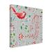 The Holiday Aisle® Holiday Wings V - Wrapped Canvas Graphic Art Print Canvas | 14 H x 14 W x 2 D in | Wayfair D096C7914DA1402C9087B215ED806511